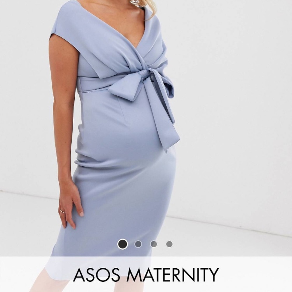 ASOS blue maternity dress - worn once